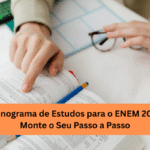 Cronograma de Estudos para o ENEM 2025: Monte o Seu Passo a Passo