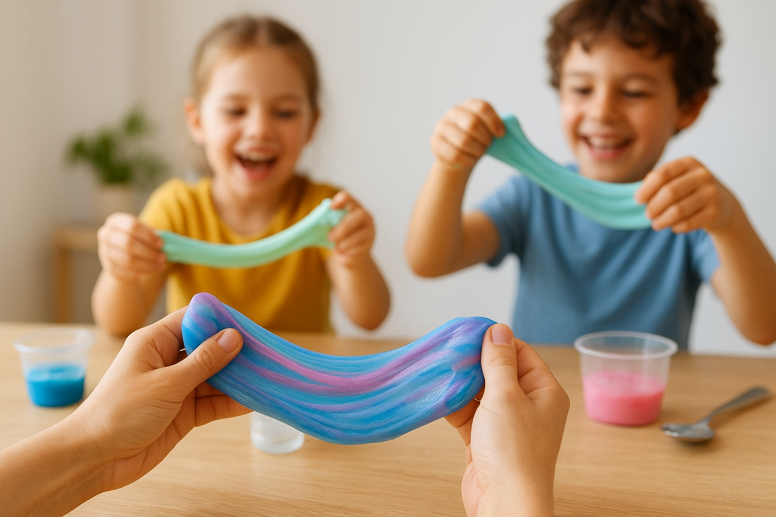 O slime se tornou uma verdadeira febre no Brasil, conquistando tanto crianças quanto adultos. Colorido, macio e elástico, ele proporciona momentos de diversão e criatividade, além de ser uma atividade simples e econômica para fazer em casa. Sua popularidade cresceu nas redes sociais, impulsionada por vídeos e tutoriais que mostram receitas e variações criativas. Mais do que uma brincadeira, o slime é uma excelente ferramenta para o desenvolvimento infantil. Pais e professores utilizam a massa colorida para estimular habilidades motoras, incentivar a imaginação e até ensinar conceitos básicos de ciência. Por isso, o slime não apenas diverte, mas também educa e promove interação entre adultos e crianças. Fazer slime em casa é rápido, seguro e pode ser adaptado com ingredientes acessíveis. Seja para uma tarde de lazer em família ou como atividade escolar, existem receitas fáceis e econômicas que garantem resultados incríveis. Neste guia, você vai aprender como preparar slime sem gastar muito e com todo o cuidado necessário para as crianças.